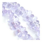 Perles de Bohème Transparentes Goutte 6 x 9 cm sur Fil 12 cm